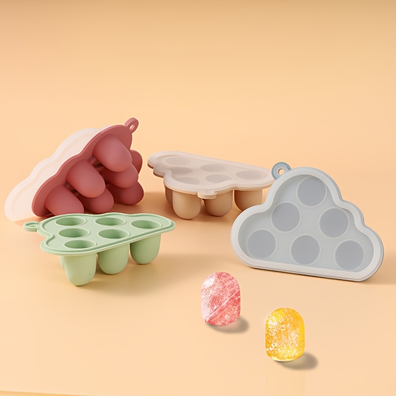 Freezer Tray Baby - 2pcs/1pc 뚜껑이있는 미니 베이비 과일 야채