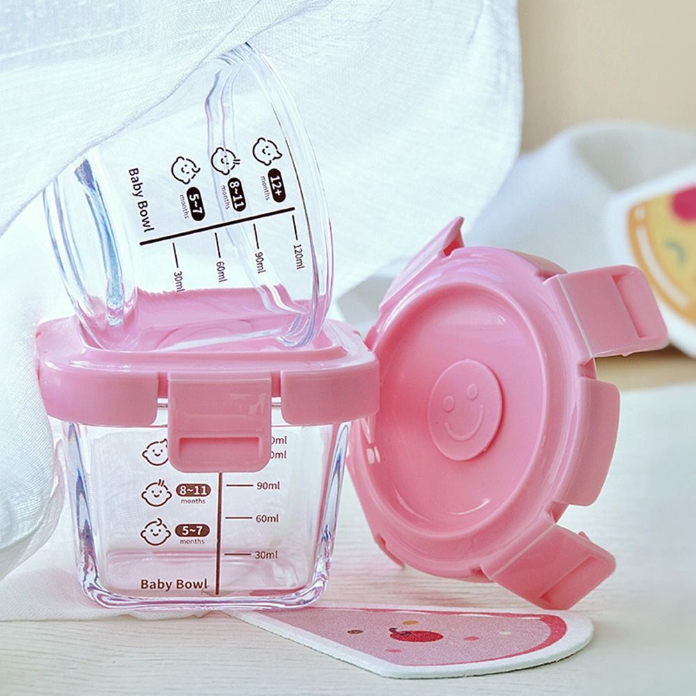 Baby Food Containers Glass - 항아리 전자 레인지 안전 유아용 유리