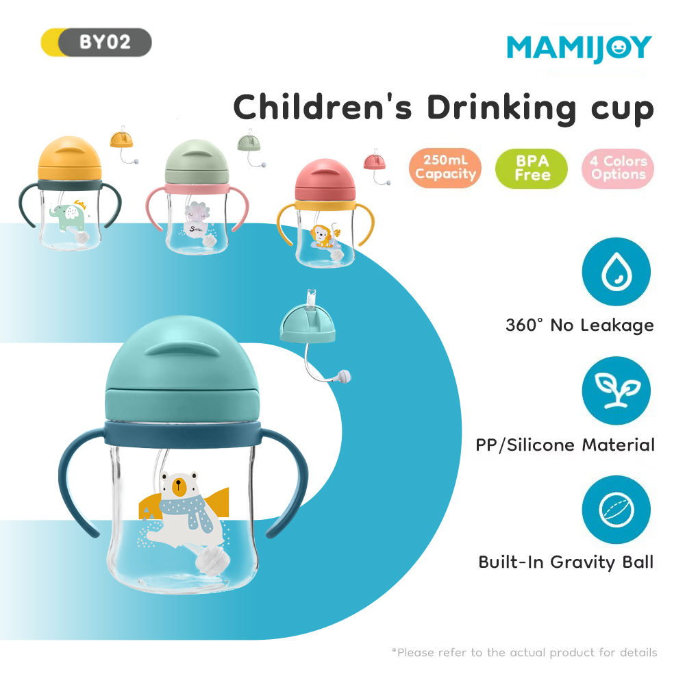 Baby Food Jars With Lids - 마미조이 아기 학습용 컵 250ML 이중