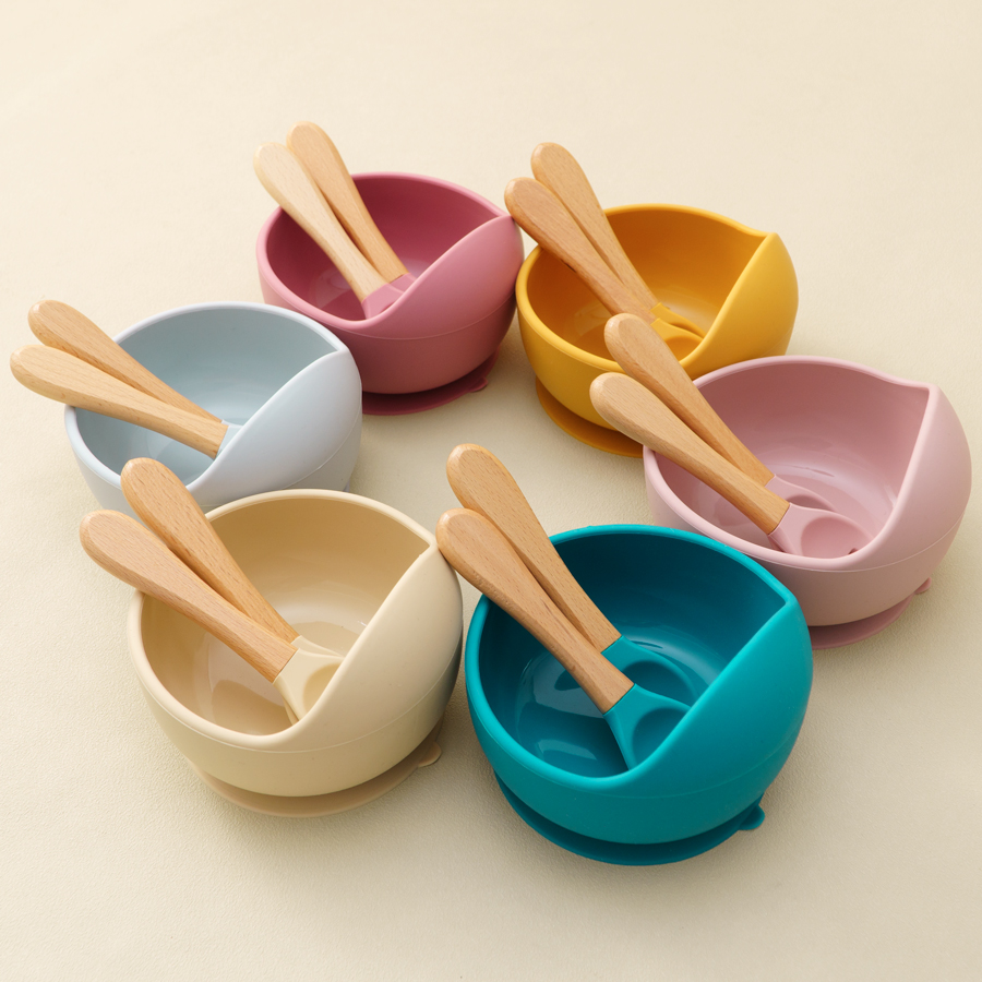 Baby Food Universe - Mamaplan 3PCS 아기 실리콘 먹이 세트