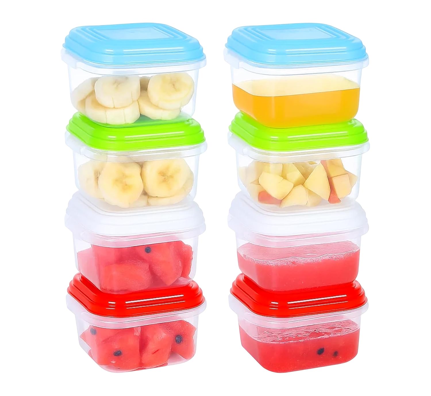 Baby Food Jars With Lids - 8팩 4온스 이유식 용기(뚜껑 포함) -