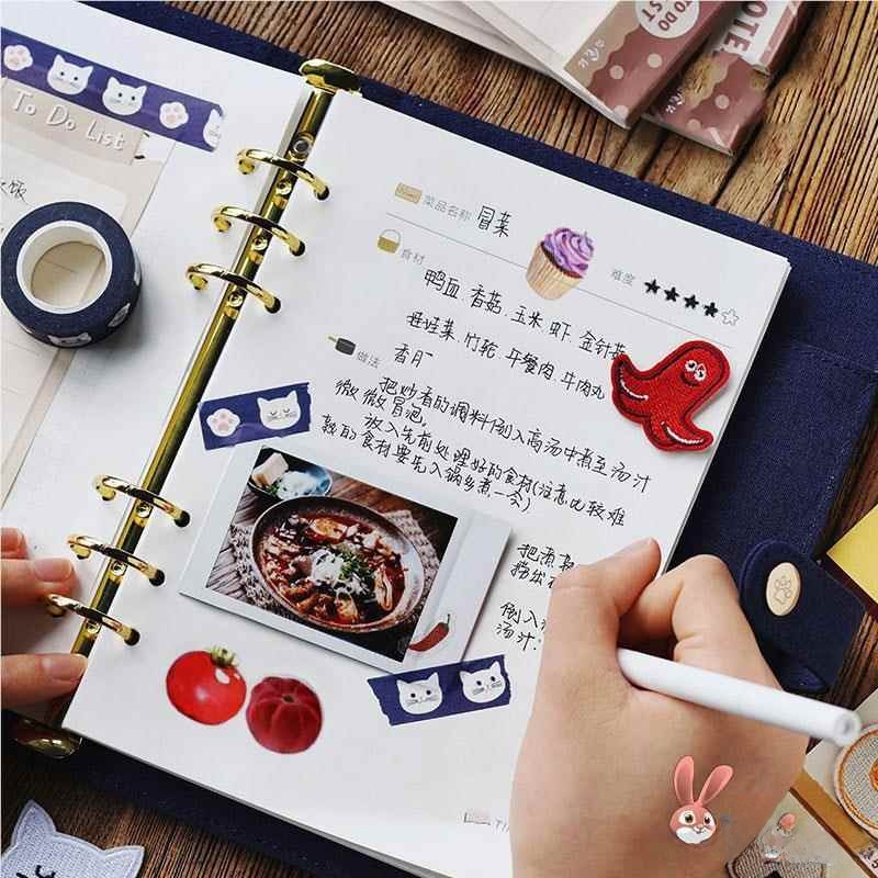 Baby Food Recipe Book - 창의적인 손글씨 레시피 노트, DIY 요리책,