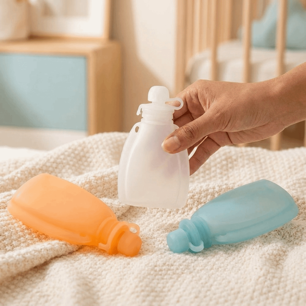 Baby Food Feeder - BPA 프리 아기 이유식 파우치 120ml