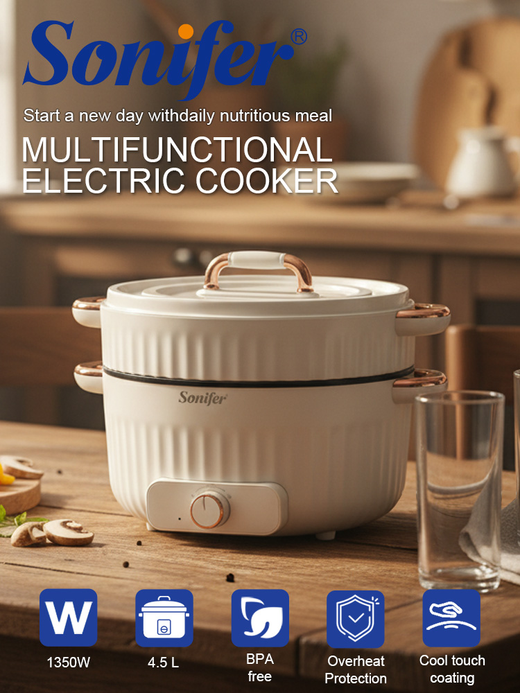 Baby Food Recipe Book - Sonifer 다용도 냄비 SF-1509 4.5L 대용량