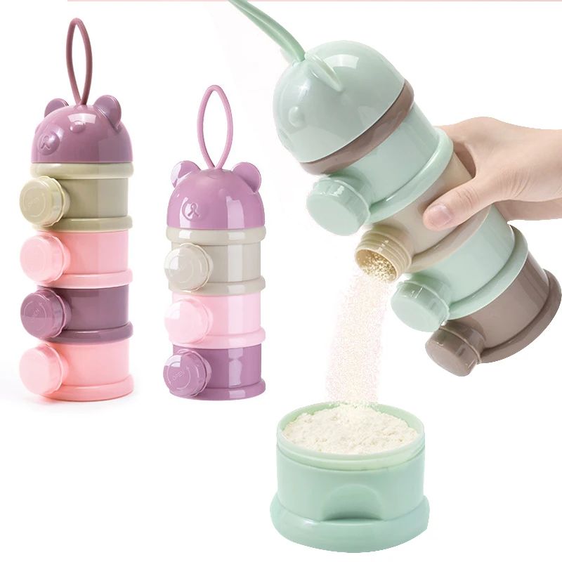 Baby Food Universe - 3/4 레이어 아기 휴대용 이유식 보관