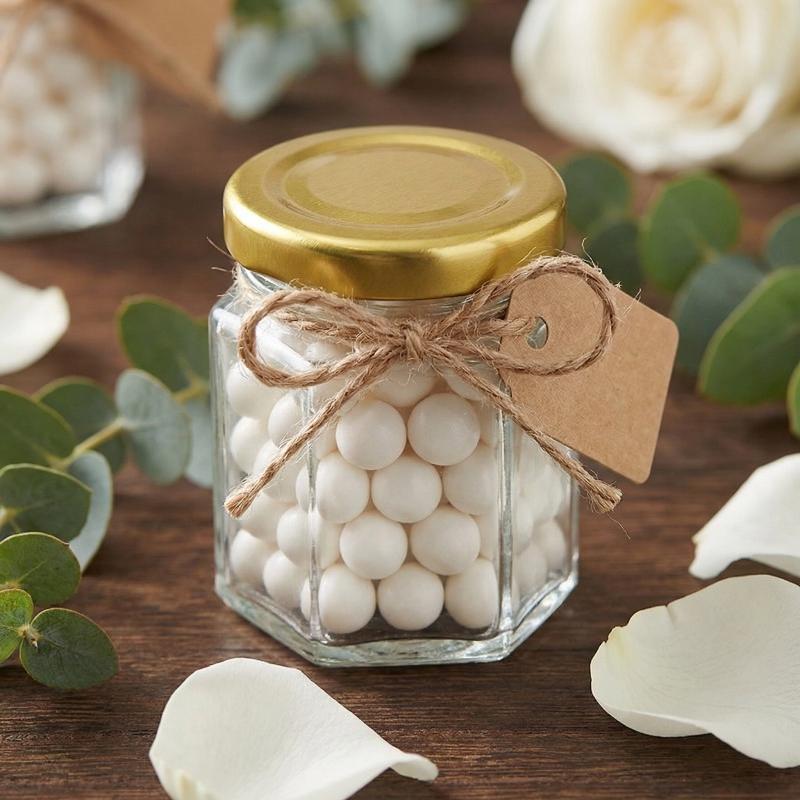Baby Food Jars With Lids - 대량 미니 육각형 병 뚜껑 포함,