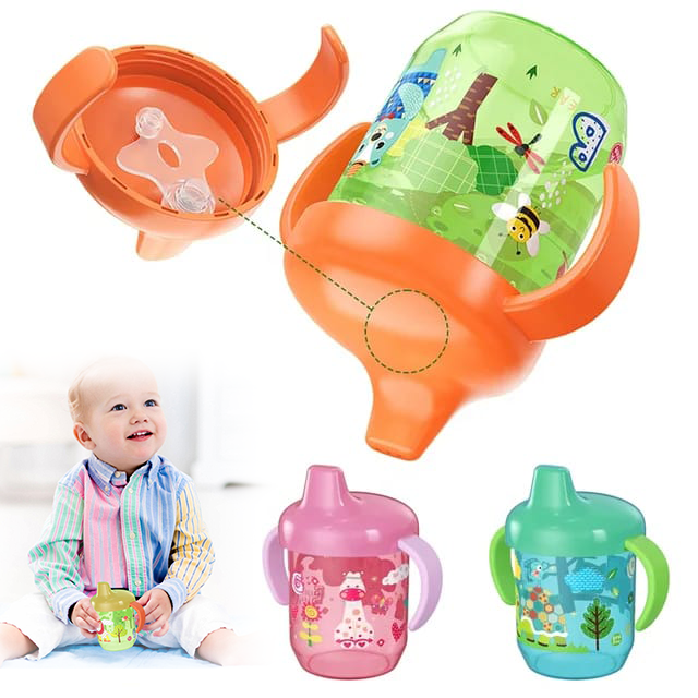 Baby Food Jars With Lids - 귀여운 오리주둥이 컵 아기 학습용 컵