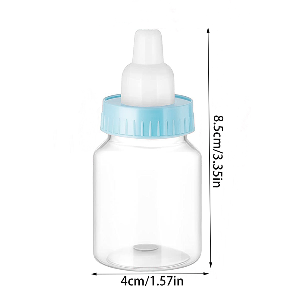 12Pcs 아기 병 베이비 샤워 호의 플라스틱 사탕 병 - Baby Food Stuff 리뷰 및 가격
