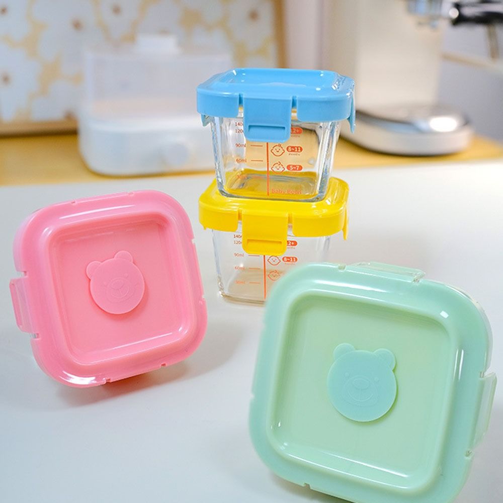 새로운 170ml 식품 보관 용기 냉동 전자레인지 사용 - Baby Food Containers Glass 리뷰 및 가격