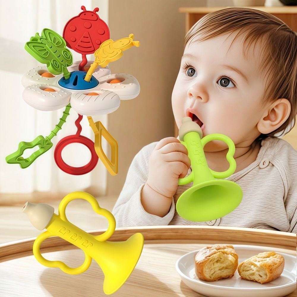 식품 등급 아기 감각 발달 장난감 부드러운 실리콘 트럼 - Baby Food For 2 Year Old 리뷰 및 가격