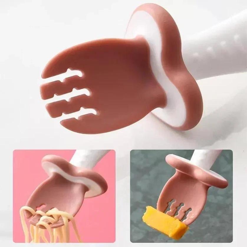 아기 숟가락 포크 실리콘 어린이 식기 세트 먹이 아기  - Baby Food Feeder 리뷰 및 가격