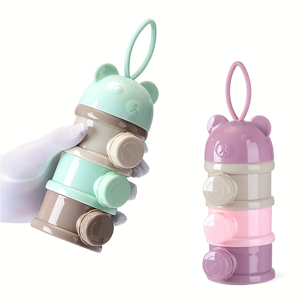 스트랩이 있는 대용량 아기 분유 용기, 분유 디스펜서, - Baby Food Universe 리뷰 및 가격