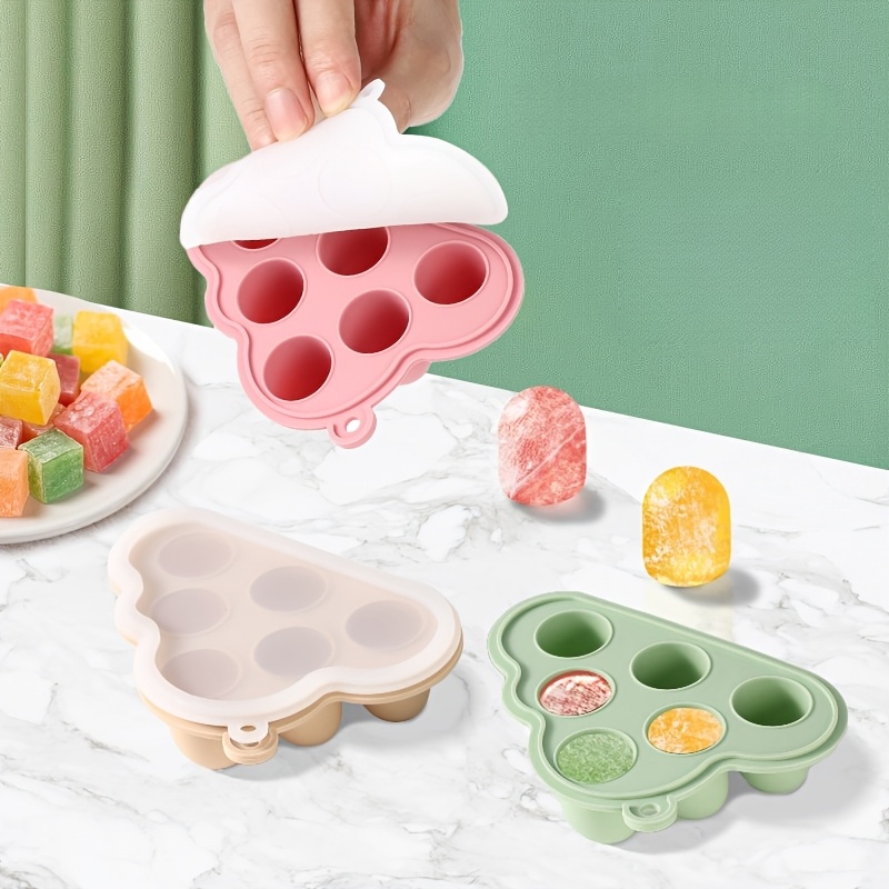 2pcs/1pc 뚜껑이있는 미니 베이비 과일 야채 냉동 - Freezer Tray Baby 리뷰 및 가격