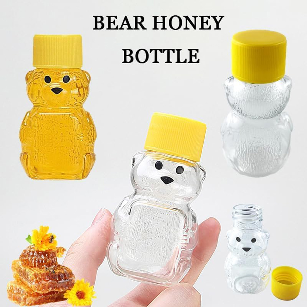 24개입 2온스 플라스틱 베어 모양 꿀병, 뚜껑 포함  - Baby Food Jars With Lids 리뷰 및 가격