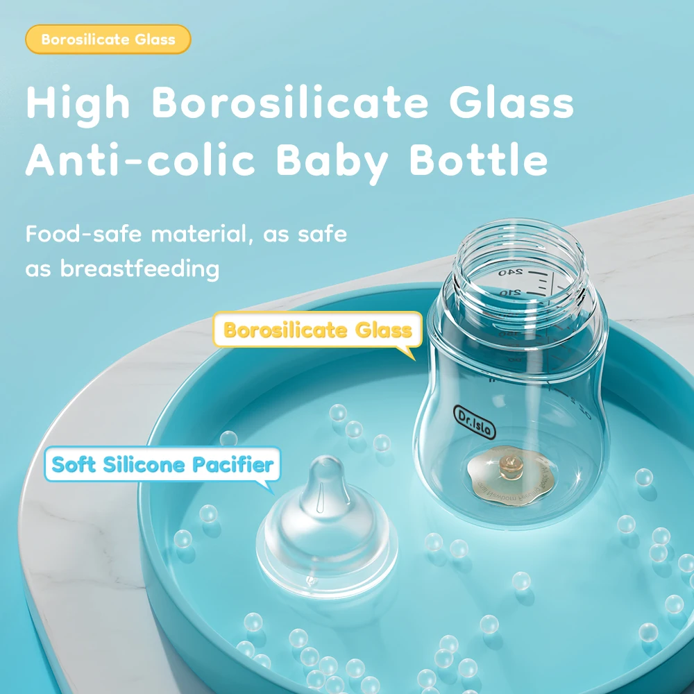 아기 젖병 고붕규산 유리 80/160/240ml 넓은  - Baby Food Containers Glass 리뷰 및 가격