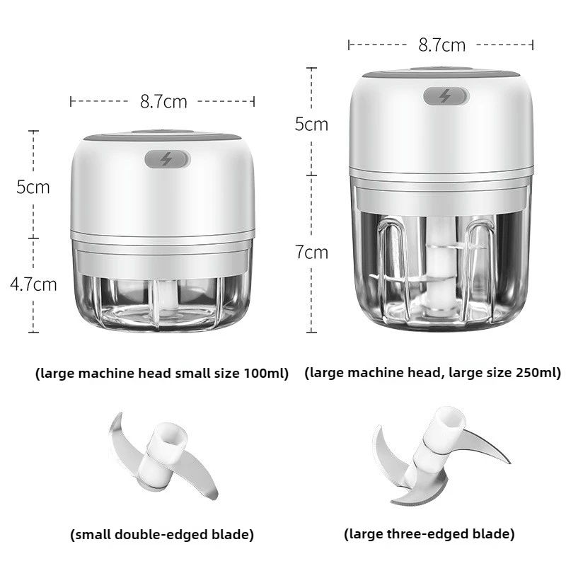 전기 미니 마늘 다지기 100/250ML USB 야채  - Baby Food For 2 Year Old 리뷰 및 가격