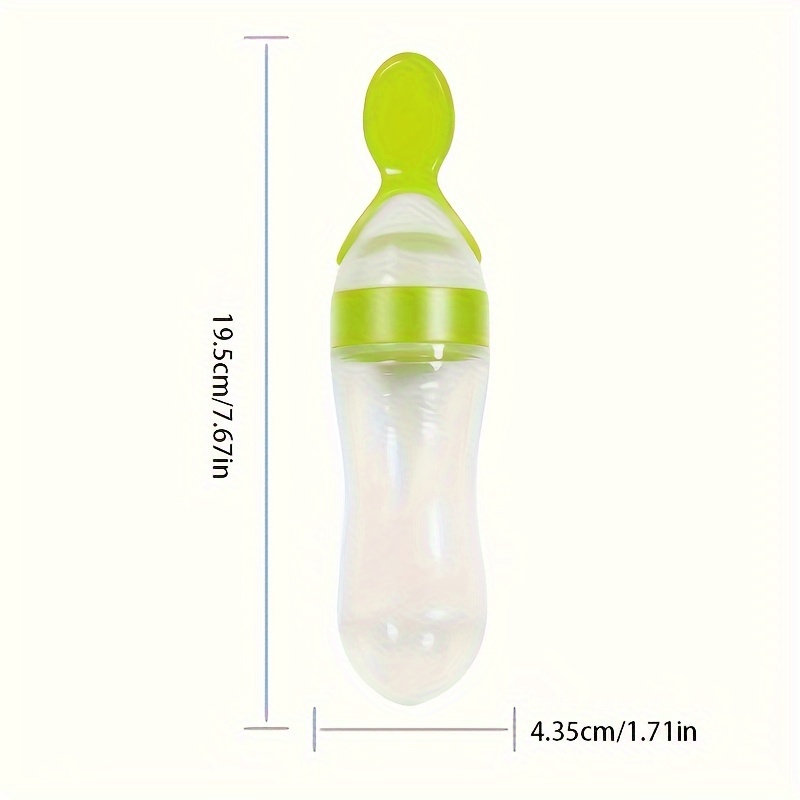 아기 수유용 실리콘 젖병과 스푼, 3온스 음식 디스펜싱 - Baby Food Feeder 리뷰 및 가격