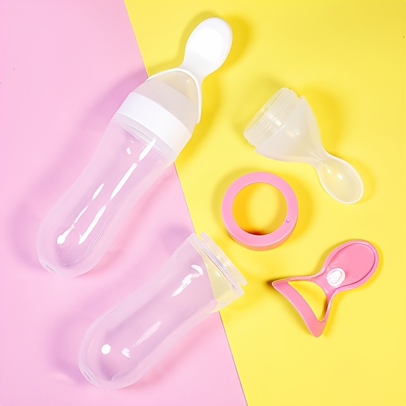 아기 수유용 실리콘 젖병과 스푼, 3온스 음식 디스펜싱 - Baby Food Feeder 리뷰 및 가격