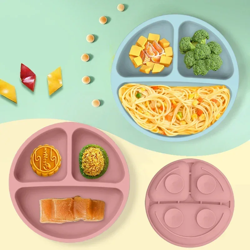 식품 학년 실리콘 어린이 접시 세트 아기 먹이 그릇 흡 - Baby Food Universe 리뷰 및 가격