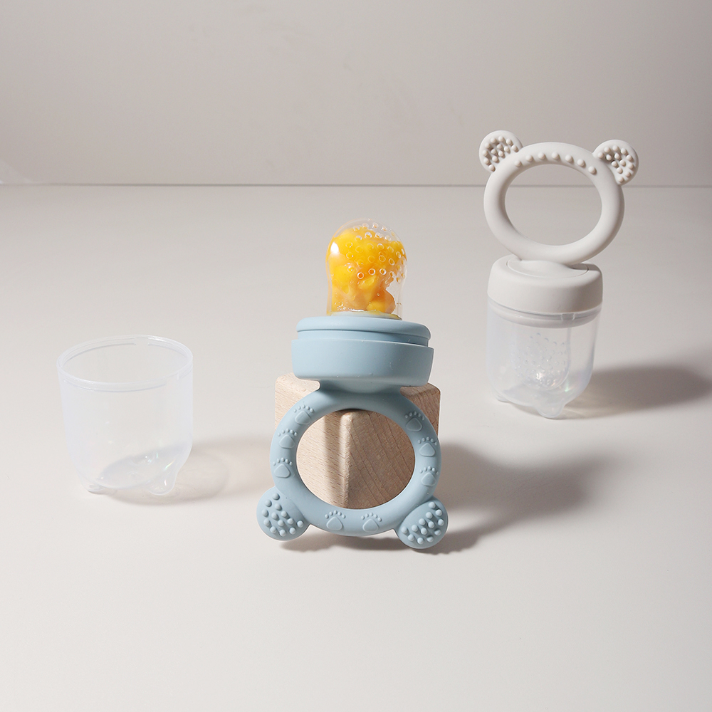 새로운 아기용 식품 등급 실리카겔 아기 젖꼭지 곰 모양 - Baby Food Feeder 리뷰 및 가격