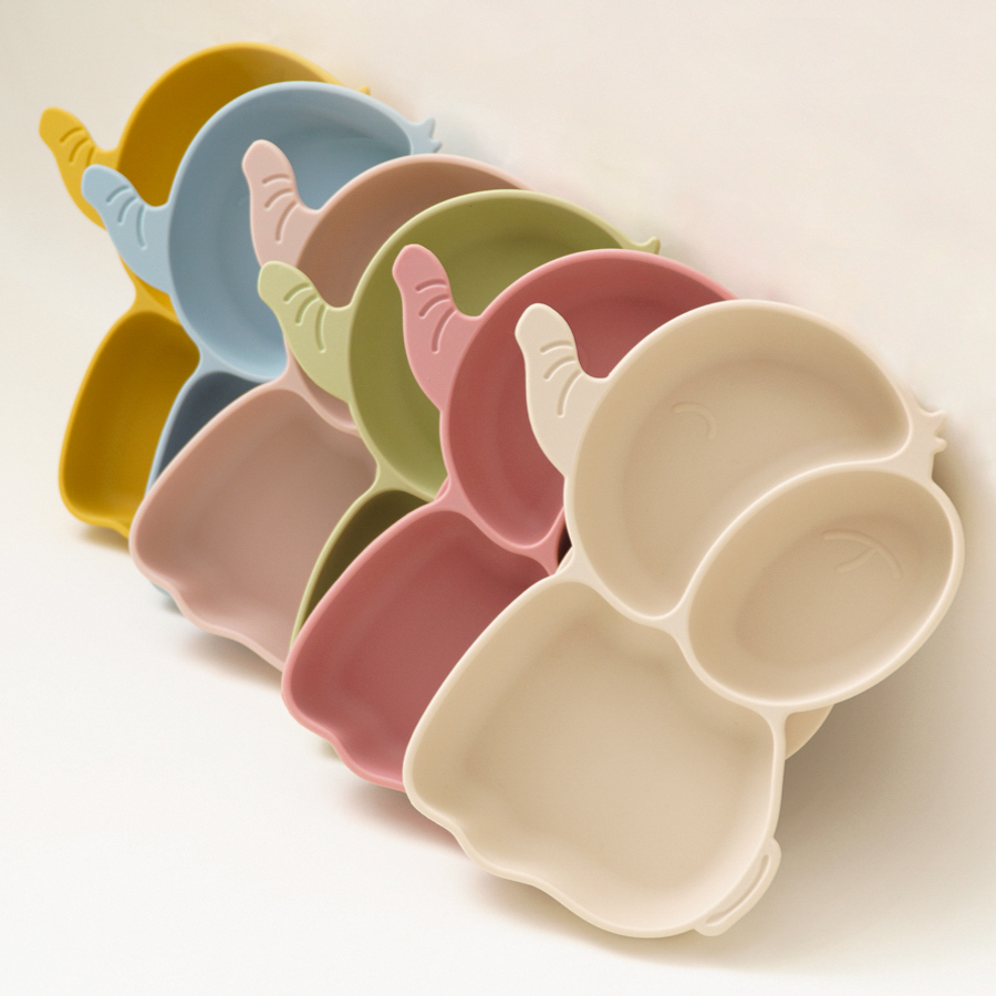 아기 실리콘 식사 접시, 어린이 급식 접시, 빨판 만화 - Baby Food Universe 리뷰 및 가격