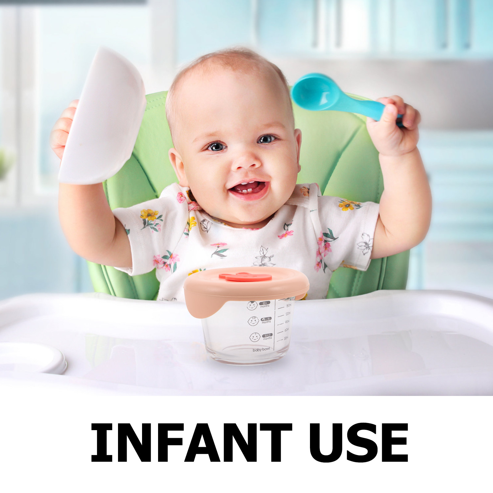 2Pcs 아기 음식 저장 용기 유리 230Ml 밀폐형  - Baby Food Containers Glass 리뷰 및 가격