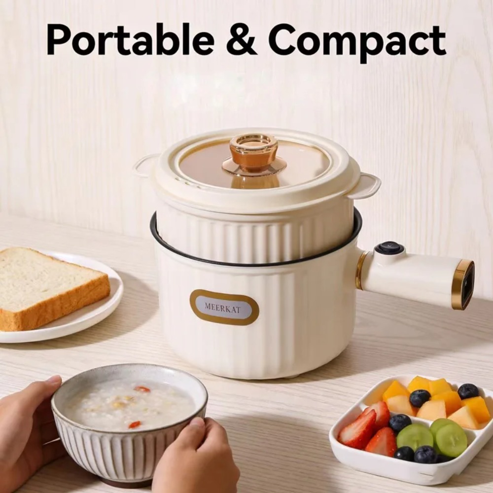 새로운 600W 1.5L 다기능 전기 냄비 220V 1 - Baby Food Recipe Book 리뷰 및 가격