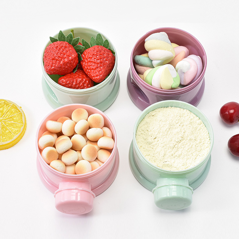 저장 3/4 계층 휴대용 식품 용기 분말 우유 분말 카 - Baby Food Universe 리뷰 및 가격