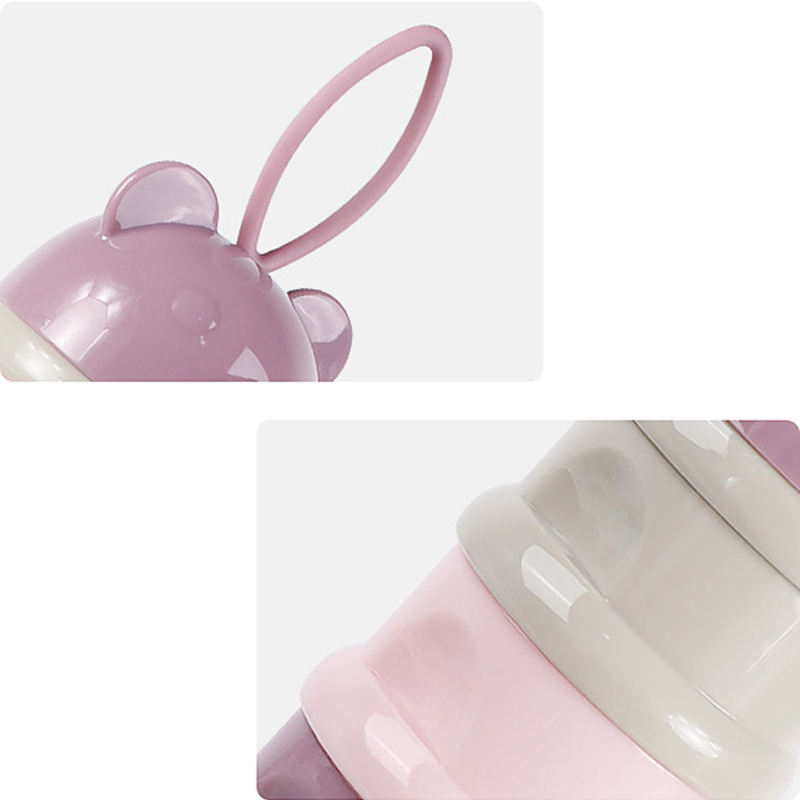 저장 3/4 계층 휴대용 식품 용기 분말 우유 분말 카 - Baby Food Universe 리뷰 및 가격