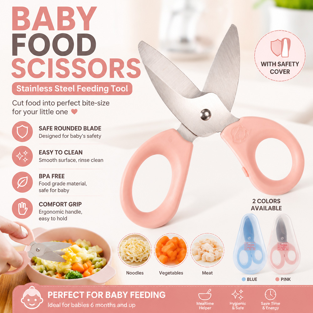 이유식 가위 스테인레스 스틸 아기 수유 가위 BPA 프 - Baby Food For 2 Year Old 리뷰 및 가격