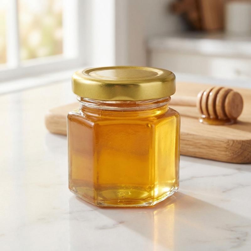 대량 미니 육각형 병 뚜껑 포함, 향신료, 꿀, 잼,  - Baby Food Jars With Lids 리뷰 및 가격